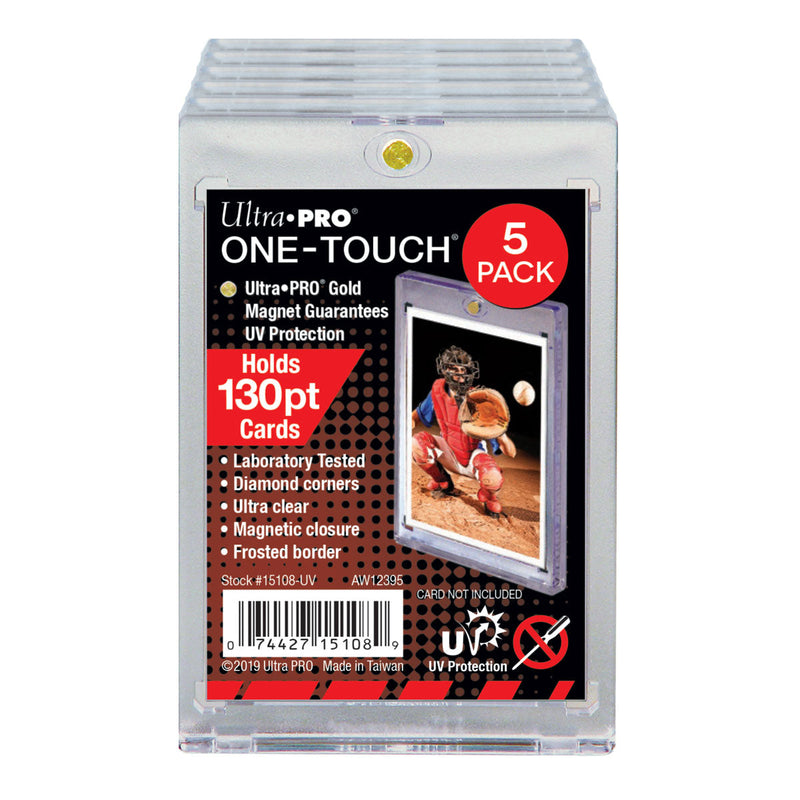 Ultra Pro: 130PT UV One-Touch Magnetic Holder (5 Pack)