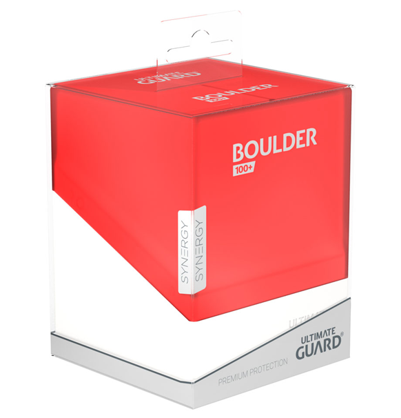 Ultimate Guard: Boulder Deck Case - 100+ Synergy Red/White