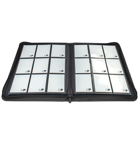 Ultra PRO Vivid 9-Pocket Zippered PRO-Binder - Black