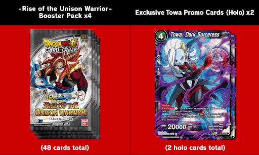 Dragon Ball Super Card Game - Rise of the Unison Warrior Premium Pack Set
