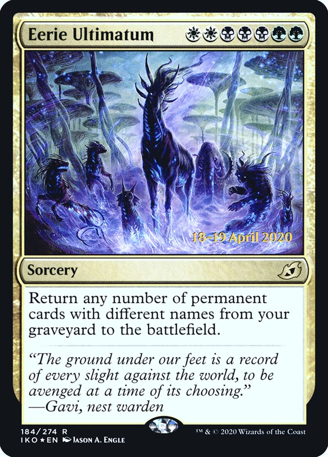 Eerie Ultimatum  [Ikoria: Lair of Behemoths Prerelease Promos]