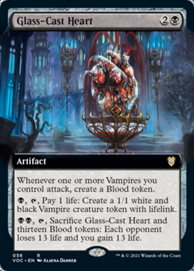 Glass-Cast Heart (Extended) [Innistrad: Crimson Vow Commander]