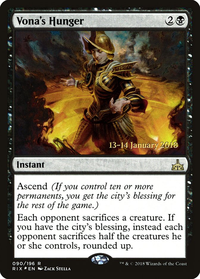 Vona's Hunger [Rivals of Ixalan Promos]