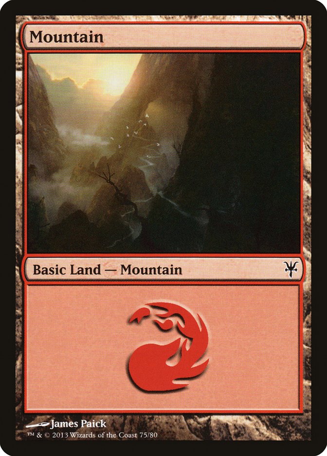 Mountain (77) [Duel Decks: Sorin vs. Tibalt]