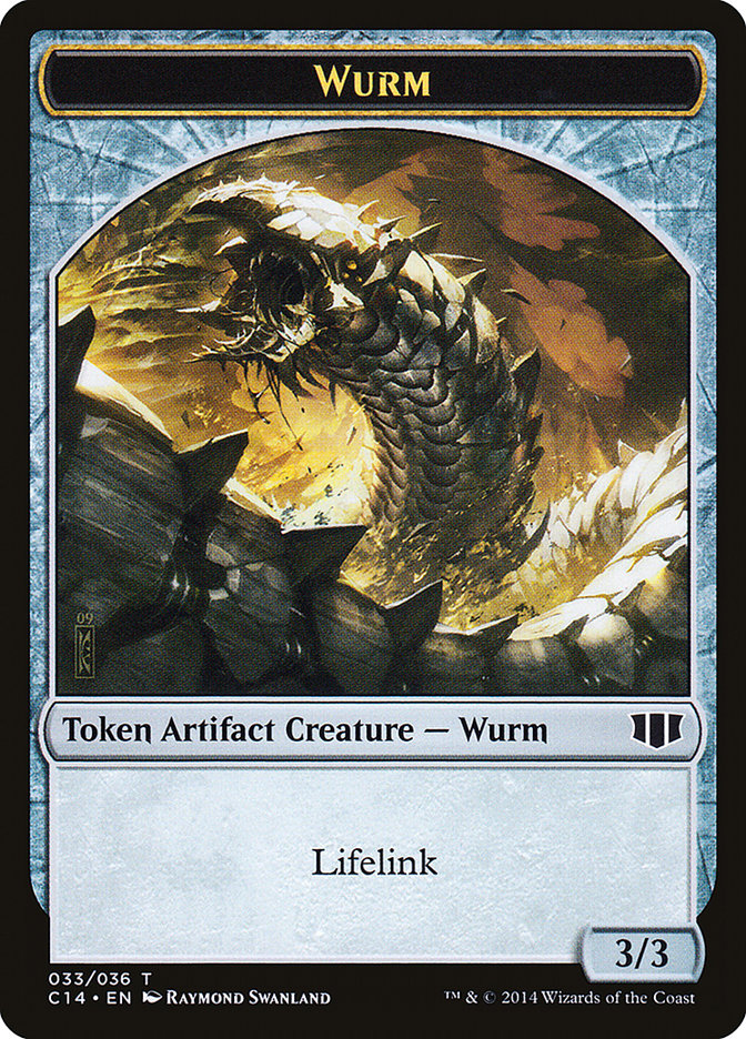 Wurm (033/036) // Goat Double-sided Token [Commander 2014 Tokens]