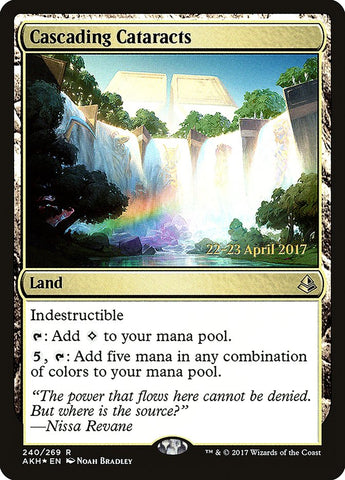 Cascading Cataracts (Prerelease Promo) [Amonkhet Prerelease Promos]