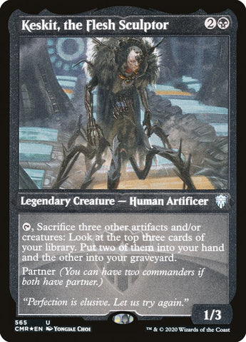 Keskit, the Flesh Sculptor (Foil Etched) [Commander Legends]