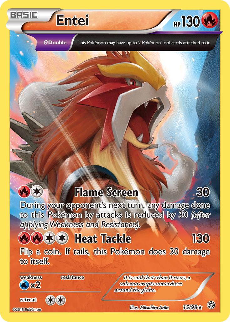 Entei (15/98) [XY: Ancient Origins]