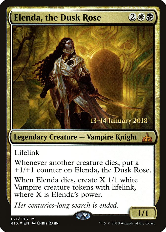 Elenda, the Dusk Rose [Rivals of Ixalan Promos]