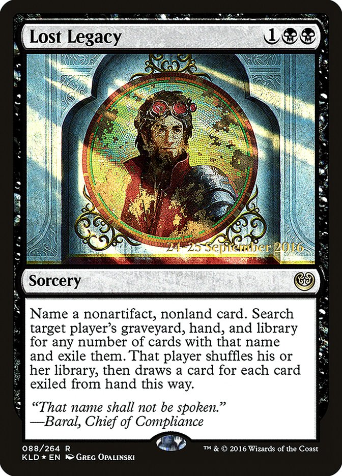 Lost Legacy [Kaladesh Promos]