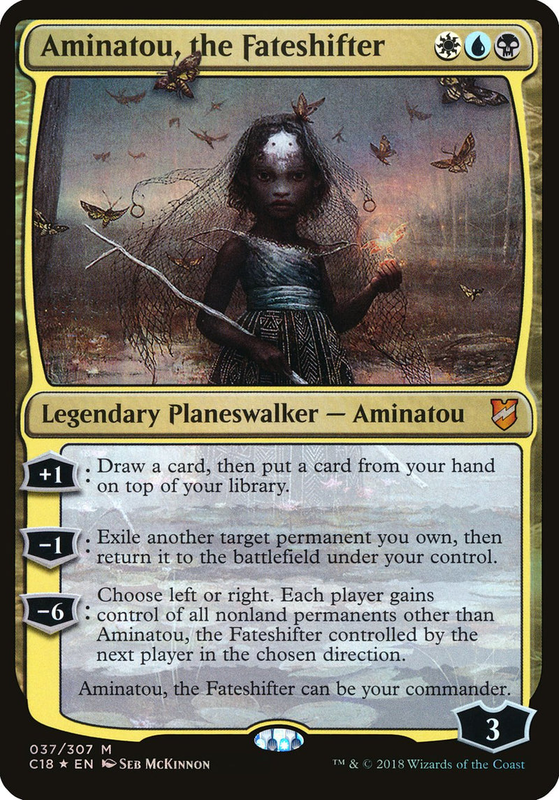 Aminatou, the Fateshifter (Commander 2018) [Commander 2018 Oversized]