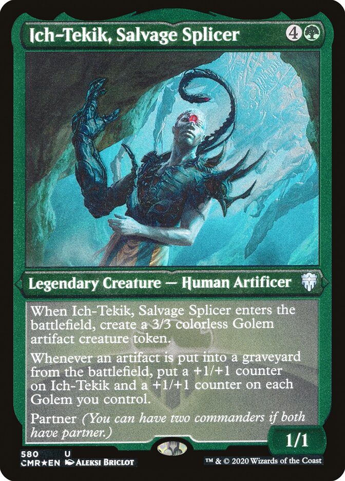 Ich-Tekik, Salvage Splicer (Foil Etched) [Commander Legends]