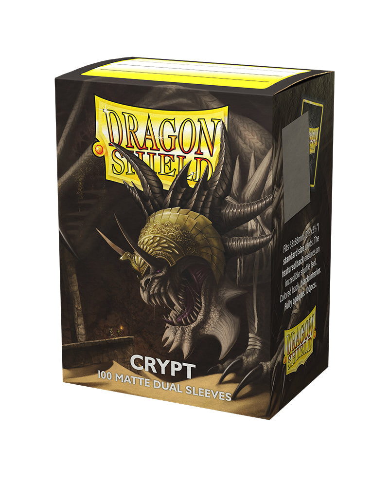 Dragon Shield: Dual Matte Sleeves (100) - Crypt Neonen forside