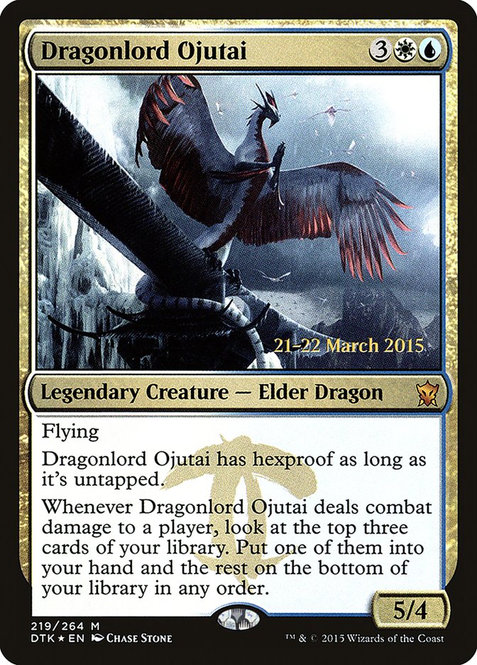 Dragonlord Ojutai [Dragons of Tarkir Promos]