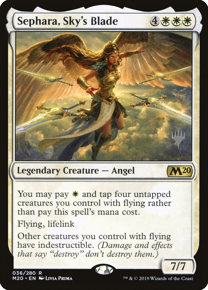 Sephara, Sky's Blade [Core Set 2020 Promos]