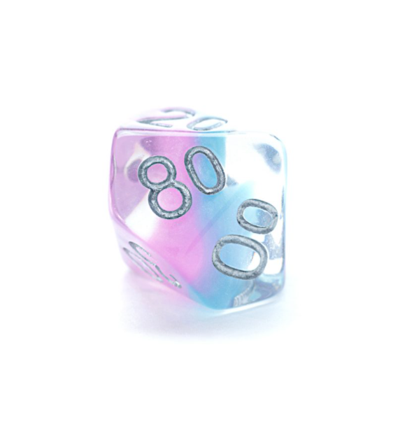 Eclipse Dice: Cotton Candy