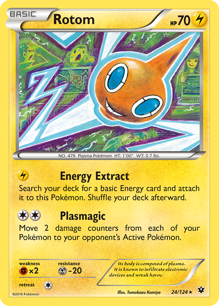 Rotom (24/124) [XY: Fates Collide]