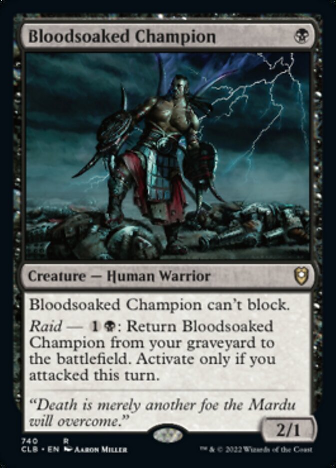 Bloodsoaked Champion [Commander Legends: Battle for Baldur's Gate]