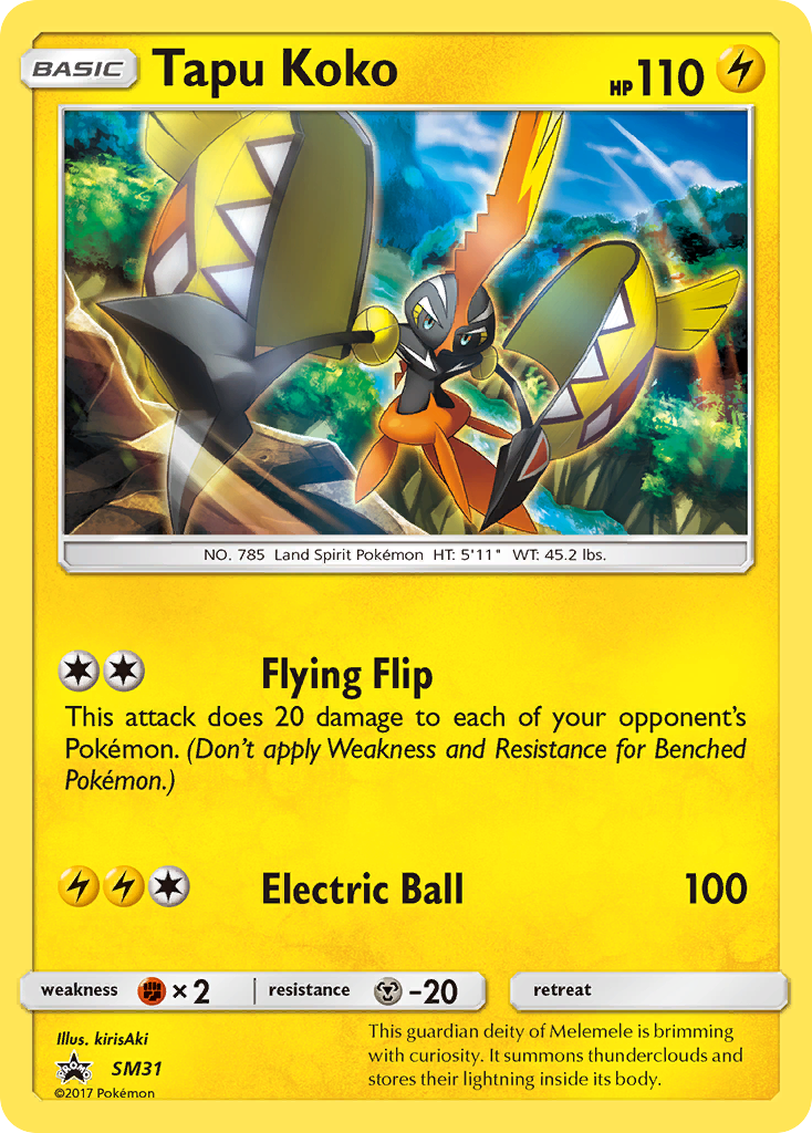 Tapu Koko Card 