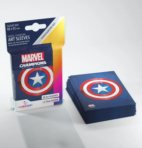 Gamegenic: Marvel Champions Art Sleeves - Captain America (50)