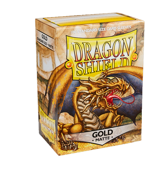 Dragon Shield: Matte Sleeves (100) - Gold