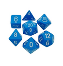 Opaque™ – Polyhedral Light Blue w/white 7-Die Set