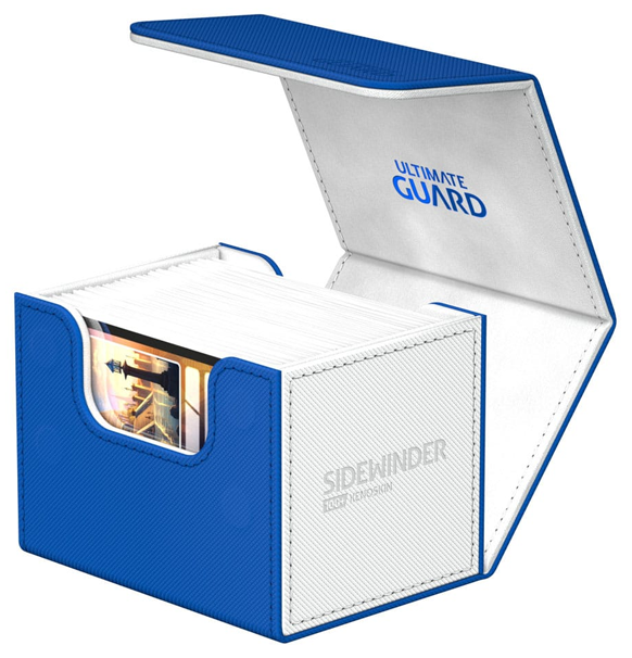 Ultimate Guard: Sidewinder Deck Case 100+ SYNERGY XenoSkin - Blue/White