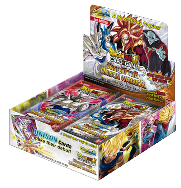 Dragon Ball Super Card Game - Unison Warrior Series Set 1 Rise of the Unison Warrior Booster Display