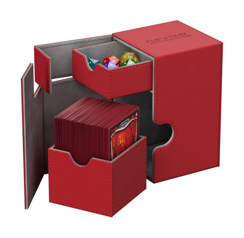 Ultimate Guard Flip´n´Tray Red Deck Case 100+ Standard XenoSkin